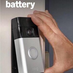 NEWEST model Ring Smart Doorbell, head to toe video, Live view with 2way talk.